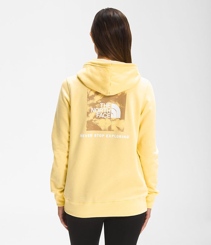 The North Face Hoodie Dames Box Nse Pullover FERW98032 - Geel